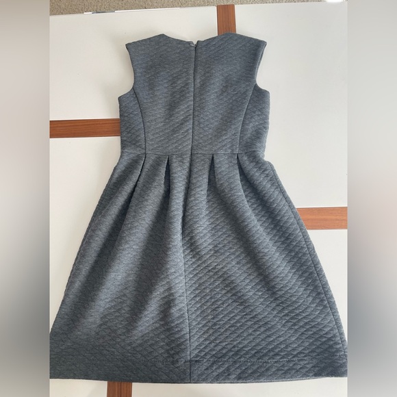 LOFT Sleeveless Quilted Gray Sweater Dress Size 2 - Picture 5 of 5